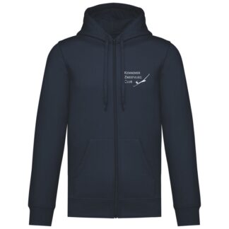 KZC hooded vest unisex navy